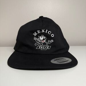 Yuupong Snapback Mexico Felix The Cat Black Cap Classic Unisex Hat‎ Cartoon